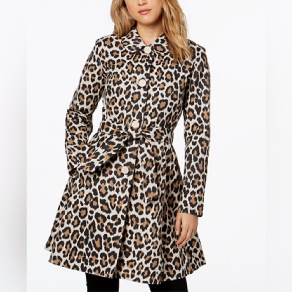 Kate Spade Leopard Trench Coat
